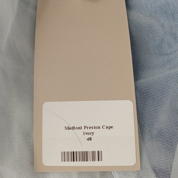 Preston Wedding Cape by Madioni - Picture 6 of 6